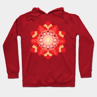 mandala Clamber drawing Hoodie